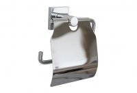 Miller Atlanta Toilet Roll Holder with Lid - Chrome