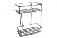 Miller Classic 2 Tier D Shaped Shower Shelf - Chrome