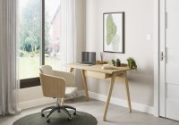 PC812 San Francisco Fabric Office Chair - Oak