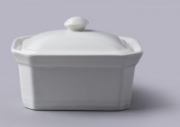 W M Bartleet & Sons Small Butter Dish with Lid 13cm x 10cm x 8cm
