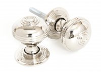 Polished Nickel 50mm Prestbury Mortice/Rim Knob Set