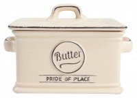 T & G Pride of Place Butter Dish in Old Cream