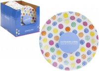 PMS Outdoor Living 9" Spots Design Paper Plate - Pack of 8