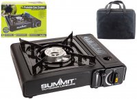 Summit Portable Gas Stove In Carry Bag