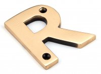 Polished Bronze Letter R