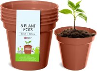 Whitefurze 12.7cm / 5" Garden Pot Set