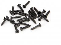 Black 6 x 3/4" Countersunk Screws (25)