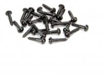 Black 8 x 3/4" Round Head Screws (25)