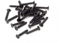 Black 8 x 1" Countersunk Screws (25)