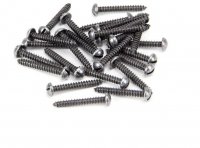 Pewter 6 x 1" Round Head Screws (25)