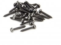 Pewter 8 x 1" Round Head Screws (25)