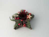 Giftware Trading Small Star Red Candle Holder