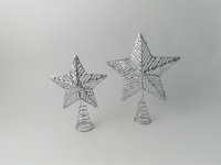 Giftware Trading Silver Star Tree Topper