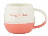 Price & kensington Yoy Got This 12OZ Mug -Pink/Cream