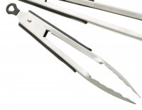 MasterClass Deluxe Stainless Steel Heavy Duty Food Tongs 23cm