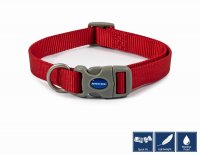 Ancol Red Nylon Adjustable Collar - 45-70cm