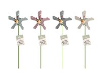 Rowan Insect Windmill Stake 40cm - Assorted