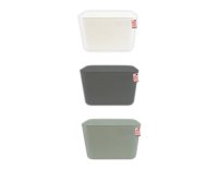 Storesmart Rattan Effect Storage Box with Handles - 5.8L - Assorted Colours