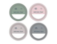 Cooke & Miller Natural Round Serving Tray Dia - 36cm