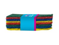 Vivid Heavy Duty Coloured Scouring Pads - 8 Pack