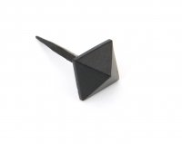 Black Pyramid Door Stud - Small