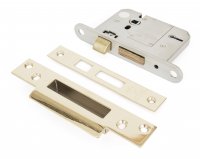 PVD 3" 5 Lever BS Sash Lock