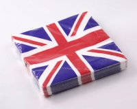 NJ Union Jack Napkins (33cm)