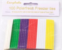NJ Products Easybake Colour Code Freezer Ties Pack of 100