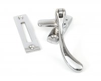 Polished Chrome Peardrop Fastener