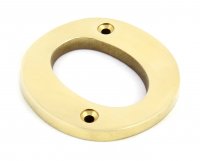 Polished Brass Letter O