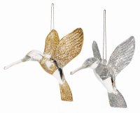 Premier Decorations Clear Acrylic Hummingbird 11cm - Assorted