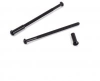 Black 5mm Male & Female Screws (2)