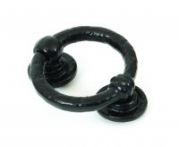 Black 4" Ring Door Knocker