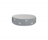 Mason Cash Polka Dot Grey 13cm Pet Bowl