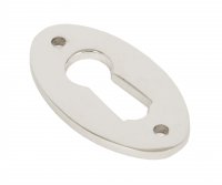 Polished Nickel Oval Escutcheon