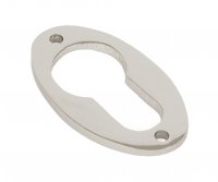 Polished Nickel Oval Euro Escutcheon