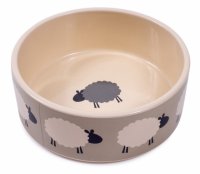 Petface Sheep Ceramic Feeding Bowl (20cm)