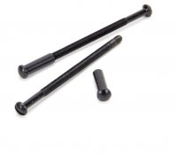 Black 5mm Male & Female Screws(2) --No Slots