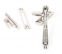 Polished Nickel Locking Reeded Fastener