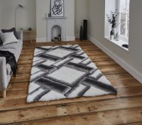 Think Rugs Noble House NH9716 Grey/Ivory - Various Sizes