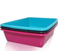 Whitefurze Cat Litter Tray