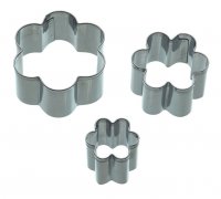 sweetly does it mini fondant cutter ss flower desgn set of 3
