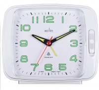 Acctim Ada Bell White Alarm Clock
