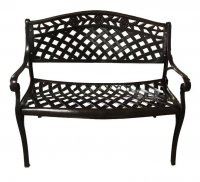 San Remo Bronzed Aluminium Garden Bench