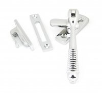 Polished Chrome Locking Reeded Fastener