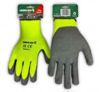 High Vis Winter Worker Gloves - Medium