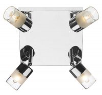 Dar Artemis 4 Light Plate Polished Chrome IP44