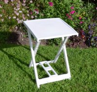 Boretto Folding Table White