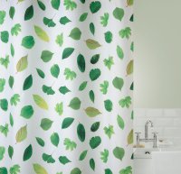Showerdrape Spring Leaf Green Shower Curtain 180x180