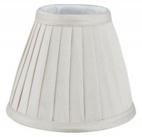 Dar Yovanna Pleated Shade 15cm Ivory